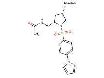N-[((2S,4S)-4-fluoro-1-{[4-(1H-pyrazol-1-yl)phenyl]sulfonyl}pyrrolidin-2-yl)methyl]acetamide
