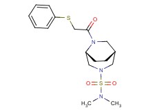 (1R*,5R*)-N,N-dimethyl-6-[(phenylthio)acetyl]-3,6-diazabicyclo[3.2.2]nonane-3-sulfonamide