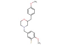 4-(3-fluoro-4-methoxybenzyl)-2-(4-methoxybenzyl)morpholine