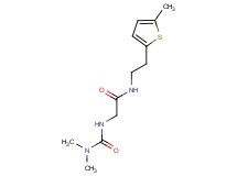 N~2~-[(dimethylamino)carbonyl]-N~1~-[2-(5-methyl-2-thienyl)ethyl]glycinamide