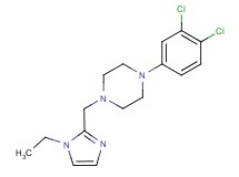 1-(3,4-dichlorophenyl)-4-[(1-ethyl-1H-imidazol-2-yl)methyl]piperazine