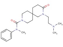 2-[2-(dimethylamino)ethyl]-N-methyl-3-oxo-N-phenyl-2,9-diazaspiro[5.5]undecane-9-carboxamide