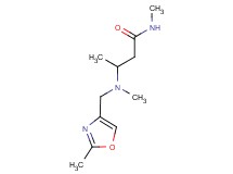 N-methyl-3-{methyl[(2-methyl-1,3-oxazol-4-yl)methyl]amino}butanamide