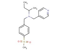 N-[4-(methylsulfonyl)benzyl]-N-(pyridin-4-ylmethyl)butan-2-amine