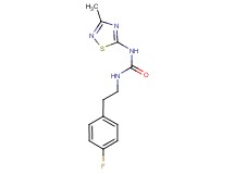 N-[2-(4-fluorophenyl)ethyl]-N'-(3-methyl-1,2,4-thiadiazol-5-yl)urea