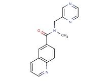 N-methyl-N-(pyrazin-2-ylmethyl)quinoline-6-carboxamide
