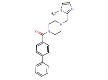 1-(biphenyl-4-ylcarbonyl)-4-[(1-methyl-1H-imidazol-2-yl)methyl]piperazine