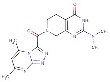 2-(dimethylamino)-7-[(5,7-dimethyl[1,2,4]triazolo[4,3-a]pyrimidin-3-yl)carbonyl]-5,6,7,8-tetrahydropyrido[3,4-d]pyrimidin-4(3H)-one