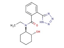 N-ethyl-N-[(1R*,2R*)-2-hydroxycyclohexyl]-2-(1H-tetrazol-5-yl)benzamide