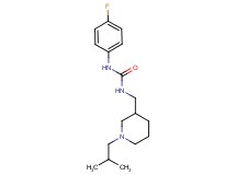 N-(4-fluorophenyl)-N'-[(1-isobutylpiperidin-3-yl)methyl]urea