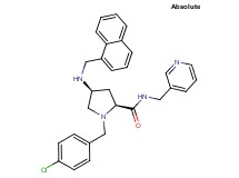 (4S)-1-(4-chlorobenzyl)-4-[(1-naphthylmethyl)amino]-N-(3-pyridinylmethyl)-L-prolinamide