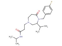 3-[4-(4-fluorobenzyl)-3-isopropyl-5-oxo-1,4-diazepan-1-yl]-N-isopropylpropanamide