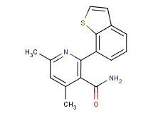 2-(1-benzothien-7-yl)-4,6-dimethylnicotinamide trifluoroacetate