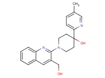 1-[3-(hydroxymethyl)quinolin-2-yl]-4-(5-methylpyridin-2-yl)piperidin-4-ol