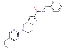 5-(5-ethylpyrimidin-2-yl)-N-(pyridin-2-ylmethyl)-4,5,6,7-tetrahydropyrazolo[1,5-a]pyrazine-2-carboxamide