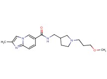 N-{[1-(3-methoxypropyl)pyrrolidin-3-yl]methyl}-2-methylimidazo[1,2-a]pyridine-6-carboxamide