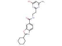 N-[2-(4-amino-6-hydroxypyrimidin-2-yl)ethyl]-2-cyclohexyl-1,3-benzoxazole-6-carboxamide