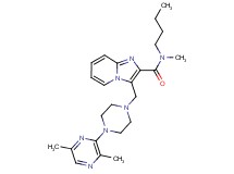 N-butyl-3-{[4-(3,6-dimethyl-2-pyrazinyl)-1-piperazinyl]methyl}-N-methylimidazo[1,2-a]pyridine-2-carboxamide