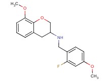 (2-fluoro-4-methoxybenzyl)(8-methoxy-3,4-dihydro-2H-chromen-3-yl)amine