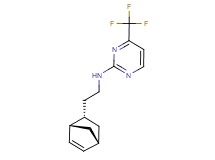 N-{2-[(1S*,2S*,4S*)-bicyclo[2.2.1]hept-5-en-2-yl]ethyl}-4-(trifluoromethyl)pyrimidin-2-amine