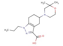 5-(2,2-dimethylmorpholin-4-yl)-1-propyl-4,5,6,7-tetrahydro-1H-indazole-3-carboxylic acid