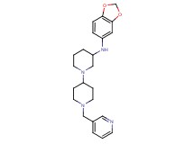 N-1,3-benzodioxol-5-yl-1'-(3-pyridinylmethyl)-1,4'-bipiperidin-3-amine