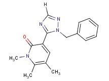 3-(1-benzyl-1H-1,2,4-triazol-5-yl)-1,5,6-trimethylpyridin-2(1H)-one