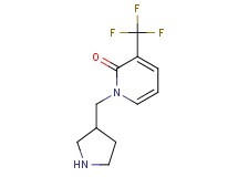 1-(3-pyrrolidinylmethyl)-3-(trifluoromethyl)-2(1H)-pyridinone hydrochloride