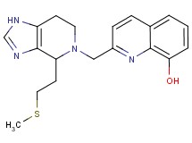 2-({4-[2-(methylthio)ethyl]-1,4,6,7-tetrahydro-5H-imidazo[4,5-c]pyridin-5-yl}methyl)quinolin-8-ol
