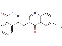 6-methyl-3-[(4-oxo-3,4-dihydrophthalazin-1-yl)methyl]quinazolin-4(3H)-one