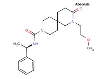 2-(2-methoxyethyl)-3-oxo-N-[(1R)-1-phenylethyl]-2,9-diazaspiro[5.5]undecane-9-carboxamide