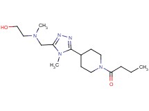 2-[{[5-(1-butyrylpiperidin-4-yl)-4-methyl-4H-1,2,4-triazol-3-yl]methyl}(methyl)amino]ethanol