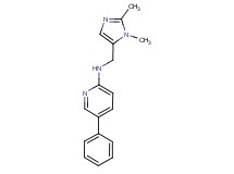 N-[(1,2-dimethyl-1H-imidazol-5-yl)methyl]-5-phenyl-2-pyridinamine