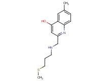 6-methyl-2-({[3-(methylthio)propyl]amino}methyl)quinolin-4-ol