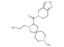 8-methyl-2-propyl-3-(2,4,6,7-tetrahydro-5H-pyrazolo[4,3-c]pyridin-5-ylcarbonyl)-2,8-diazaspiro[4.5]decane