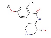 N-[rel-(3R,4R)-3-hydroxy-4-piperidinyl]-4-methoxy-2-methylbenzamide hydrochloride