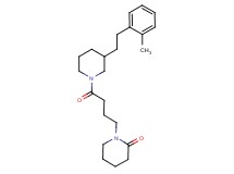 1-(4-{3-[2-(2-methylphenyl)ethyl]-1-piperidinyl}-4-oxobutyl)-2-piperidinone
