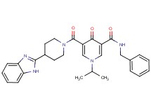 5-{[4-(1H-benzimidazol-2-yl)-1-piperidinyl]carbonyl}-N-benzyl-1-isopropyl-4-oxo-1,4-dihydro-3-pyridinecarboxamide