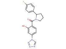 2-{[2-(4-fluorophenyl)pyrrolidin-1-yl]carbonyl}-5-(1H-tetrazol-1-yl)phenol