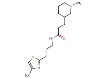 3-(1-methyl-3-piperidinyl)-N-[3-(4-methyl-1,3-thiazol-2-yl)propyl]propanamide