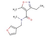 3-ethyl-N-(3-furylmethyl)-N,5-dimethylisoxazole-4-carboxamide