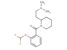 (2-{1-[2-(difluoromethoxy)benzoyl]-2-piperidinyl}ethyl)dimethylamine