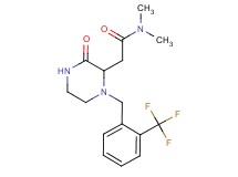 N,N-dimethyl-2-{3-oxo-1-[2-(trifluoromethyl)benzyl]-2-piperazinyl}acetamide