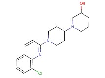 1'-(8-chloro-2-quinolinyl)-1,4'-bipiperidin-3-ol