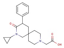 (2-cyclopropyl-3-oxo-4-phenyl-2,9-diazaspiro[5.5]undec-9-yl)acetic acid