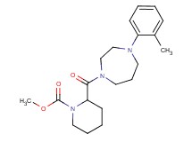 methyl 2-{[4-(2-methylphenyl)-1,4-diazepan-1-yl]carbonyl}-1-piperidinecarboxylate