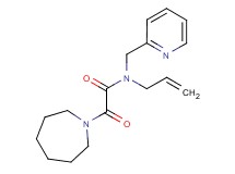 N-allyl-2-azepan-1-yl-2-oxo-N-(pyridin-2-ylmethyl)acetamide