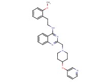 N-[2-(2-methoxyphenyl)ethyl]-2-{[4-(3-pyridinyloxy)-1-piperidinyl]methyl}-4-quinazolinamine
