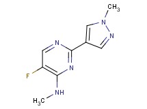 5-fluoro-N-methyl-2-(1-methyl-1H-pyrazol-4-yl)pyrimidin-4-amine