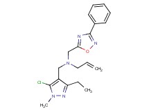 N-[(5-chloro-3-ethyl-1-methyl-1H-pyrazol-4-yl)methyl]-N-[(3-phenyl-1,2,4-oxadiazol-5-yl)methyl]prop-2-en-1-amine